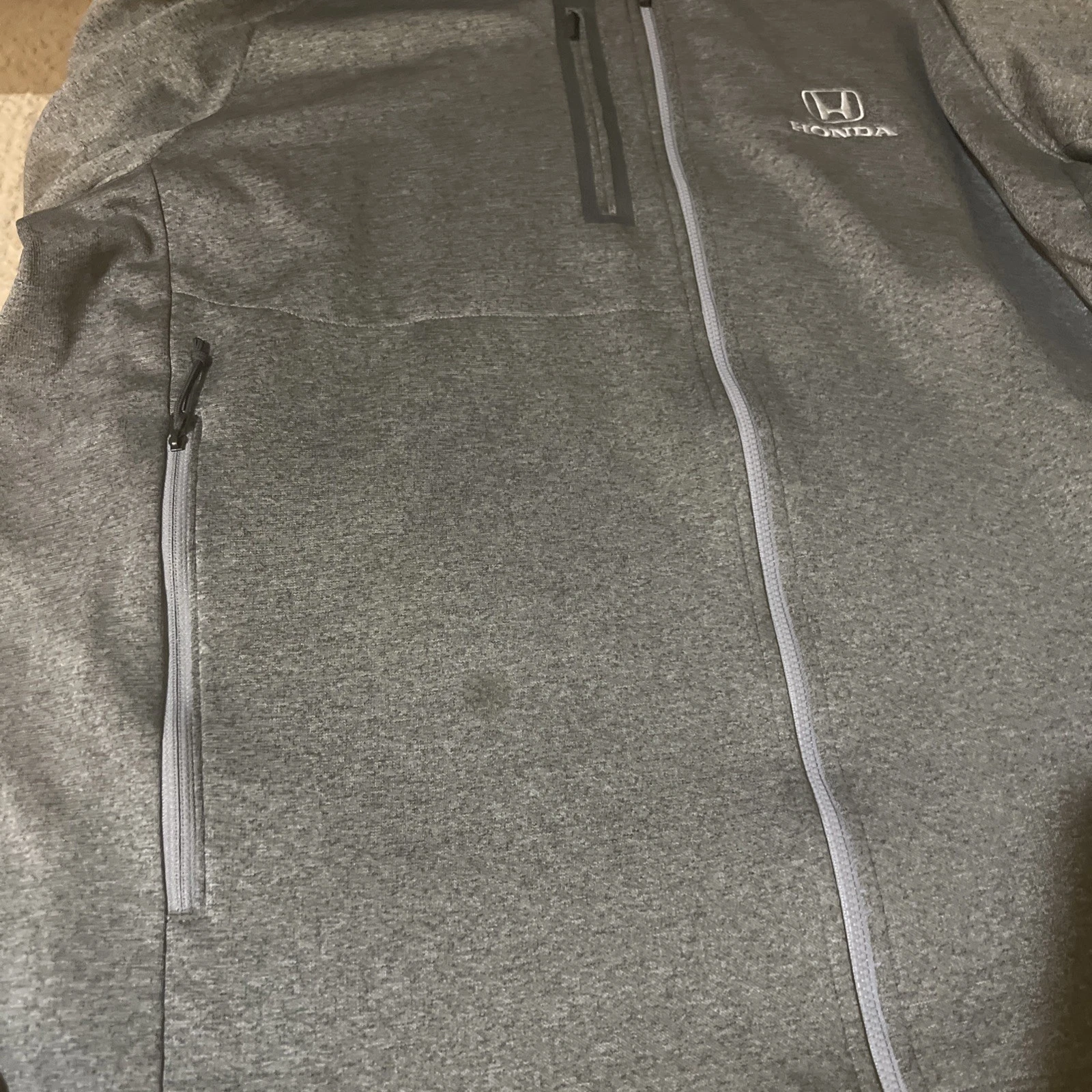 Honda Dealership Shirt North Face Fleece Mens 2XL Full Zip Pockets Free π Flaw - product detail image 20