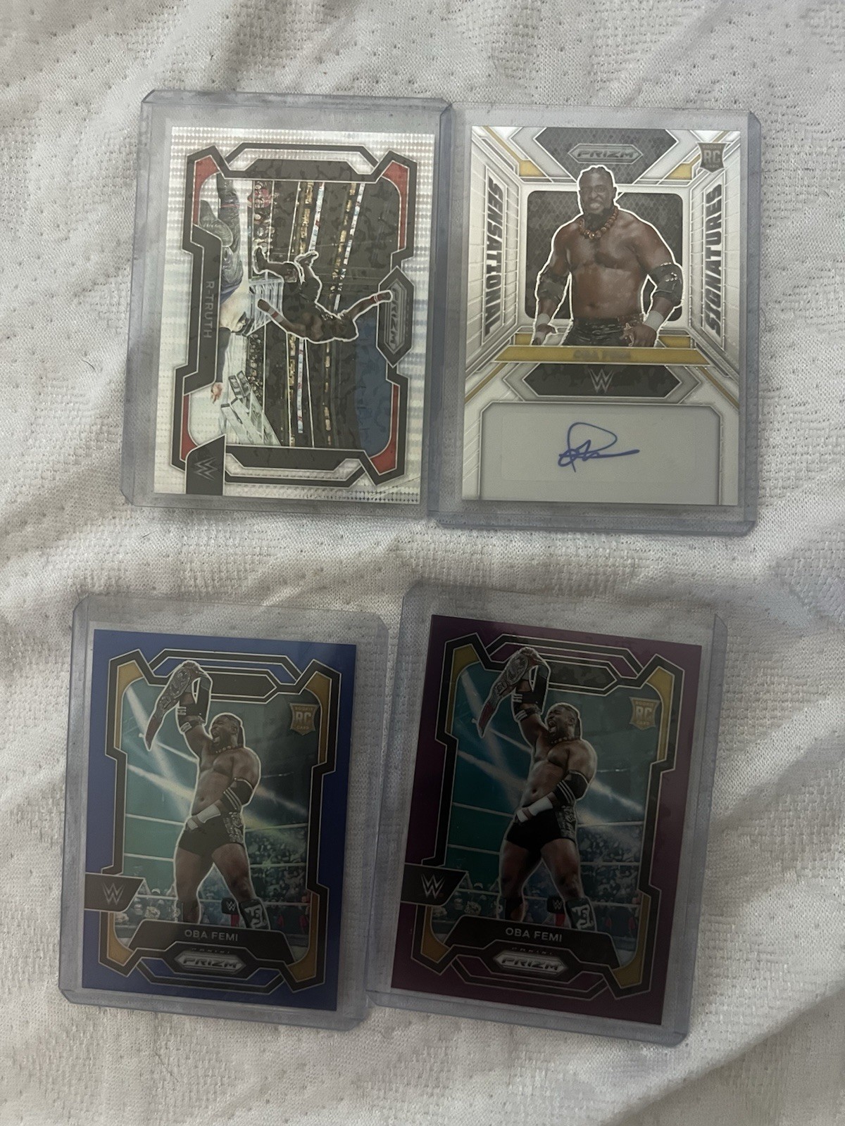 2024 Panini Prizm WWE - Oba Femi #199 Silver Prizm (RC)