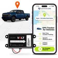 Lightning GPS Easy Hardwired 4G Real Time Hidden Tracking Device for Vehicles