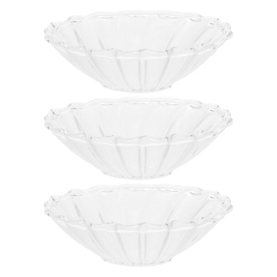  Protectores contra goteo de velas de vidrio de 3 piezas: recogedores de cera Bobeches para velas cónicas Foto 2 de 4