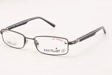 NEW EASYTWIST MOD.921 GUNMETAL AUTHENTIC DESIGNER FRAMES EYEGLASSES 47-17