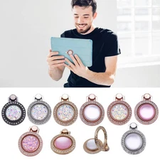 Rhinestone Bling Ring Finger Grip Metal Hook Phone Stand Holder for Cell Phone