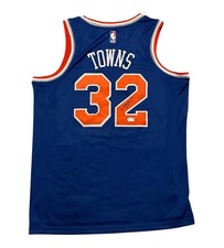 Karl Anthony Towns Signed Jersey New York Knicks Autographed Auto Beckett COA