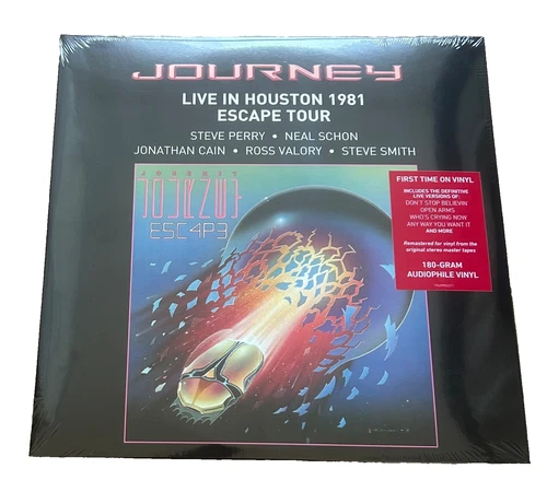 JOURNEY - Live In Houston 1981: The Escape Tour (2LP/180g) New Sealed Free Post
