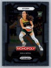 2024 Panini Prizm Monopoly WNBA #4 Nika Muhl Seattle Storm RC Rookie