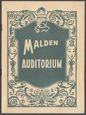 Malden Auditorium Theatre Program Uncle Tom's Cabin 1925 Malden MA