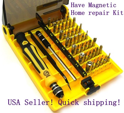 45 in 1 Magnetic Screwdriver Tweezer Repair Tool Set JK 6089-A for