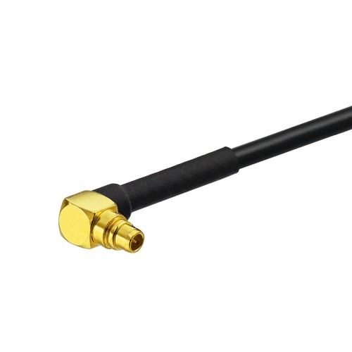SMA Female Bulkhead Mount to MMCX Male Right Angle RG174 Extension Cable 16cm - Afbeelding 2 van 3