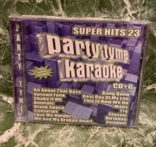    Party Tyme Karaoke Super Hits 23,CD,New    