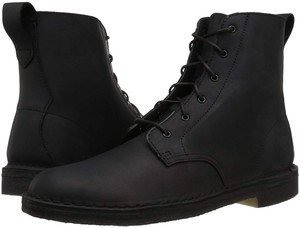 clarks desert mali black