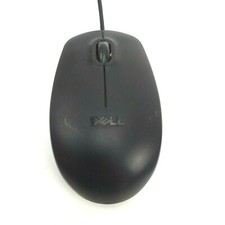 Genuine Dell MS111-P USB Optical Mouse 3 Button Wheel Mice Original Black Used