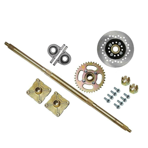 Complete Kit 32" 29" Rear Live Axle Wheel Hub For Go Kart Golf Cart Buggy Quad - Picture 27 of 36