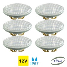 6x PAR36 LED Light Bulb 12V 12W Landscape Lamp Waterproof Flood for Lawn Vehicle