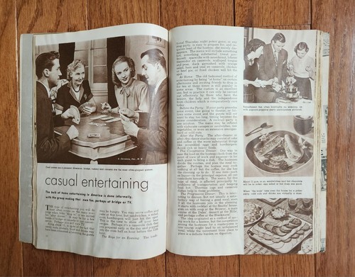 Vtg HOW TO ENTERTAIN AT HOME 1952 paperback book by Sylvia Mager Todays Woman - Picture 10 of 20