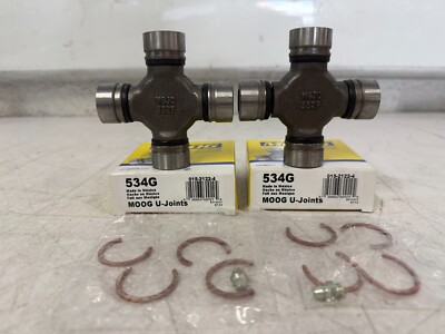 LOT OF 2 Moog Universal Joints / U-Joints # 534G