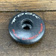 Carbon Fiber Headset Cap 1 1/8 in Threadless Top Nut MTB Road Black Took  B1