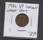 1910S- Lincoln Wheat Cent
