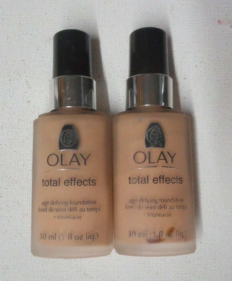 OLAY TOTAL EFFECTS AGE DEFYING FOUNDATION 16 LIGHT BEIGE unsealed NO CAP - Image 3 of 3