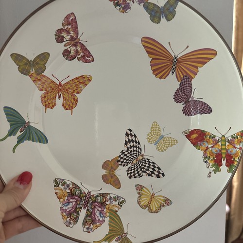 Mackenzie Child plate Butterfly Easter Disney SET 4 party Flower holiday mom gif - Picture 7 of 21