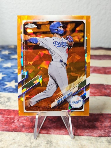 Edwin Rios 2021 Topps Chrome Sapphire #393 Orange /25 | eBay