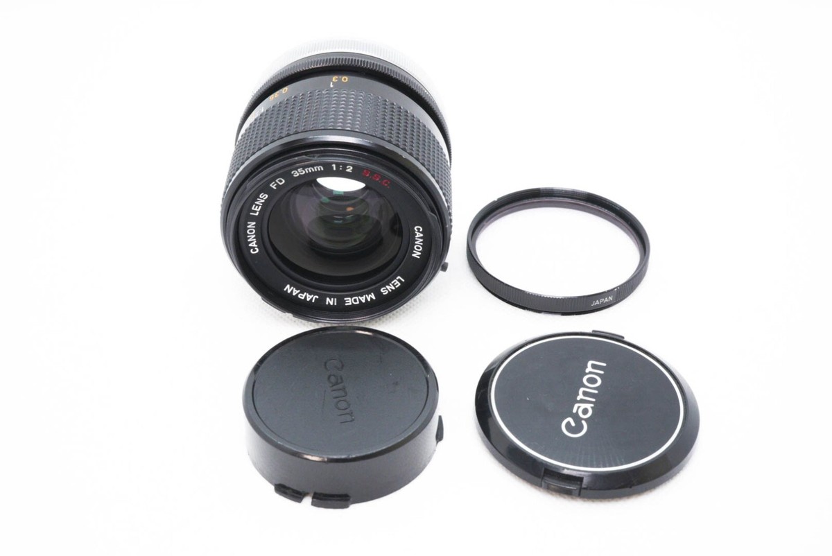 Near Mint] Canon FD 35mm f2 S.S.C SSC Wide Angle Prime MF