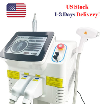 Diode Laser 808nm Painless Hair Removal Nd Yag Pico Laser Tattoo Removal Machine