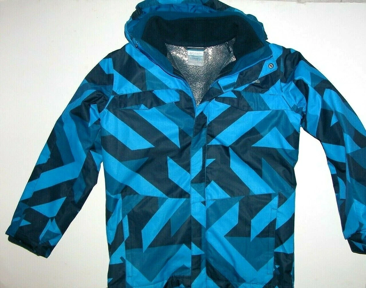 Columbia Ski Jacket Boarding Blue Navy Black L 14-16 Coat Youth |