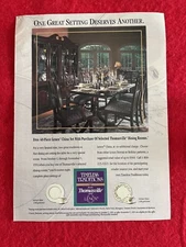 Vintage 1991 Lenox & Thomasville Timeless Traditions Print Ad