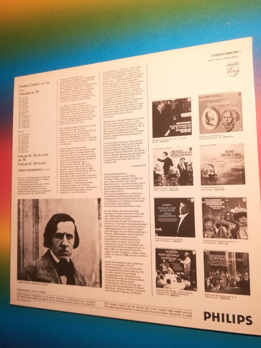 Chopin*, Adam Harasiewicz Sämtliche Preludes LP/L 479 | eBay