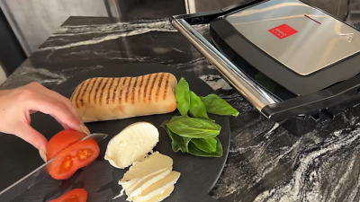 Panini Press, Sandwich Toaster Health Grill Non-Stick Sensio