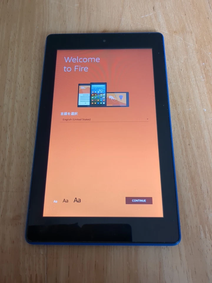 Amazon Kindle Fire 7 (7th Generation) SR043KL 7" Tablet Wi-Fi 16GB Storage Blue  - Image 2 of 4