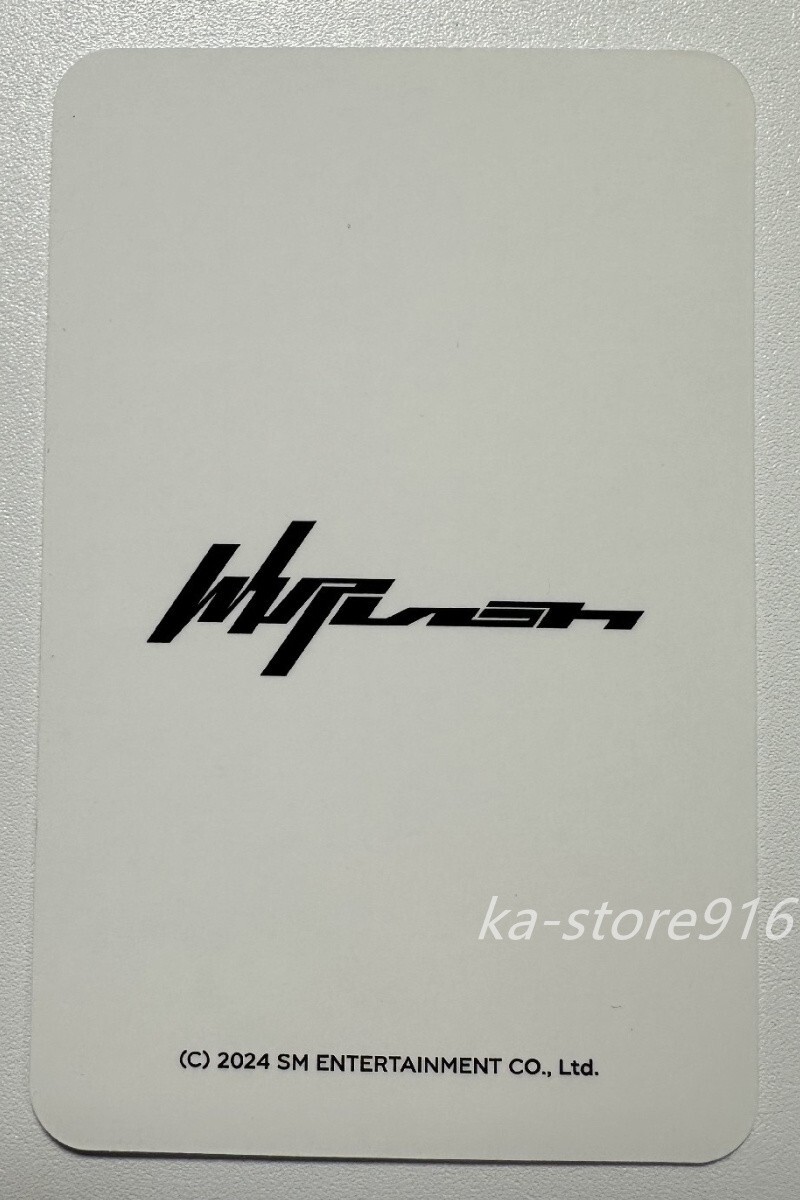 aespa whiplash popup 7万ウォン購入特典　ジゼル　A aespa 韓国 ポップアップ Whiplash 7万ウォン ジゼル トレカ