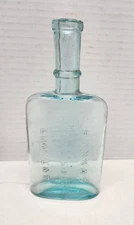 Aqua Hannas Electro Silicon Liniment Quack Medicine Bottle New York NY