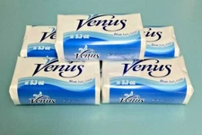 Venus Blue Bath Soap – Set of 5 Bars, 5.3 oz Each | Light & Fresh Fragrance