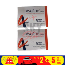 2 X Aveflon 500mg 30's Treatment of Hemorrhoids/Piles Free Shipping