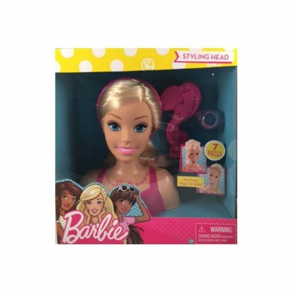 barbie head hair
