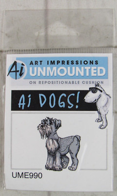 Art Impressions Unmounted Stamp, Ai Dogs! UME990