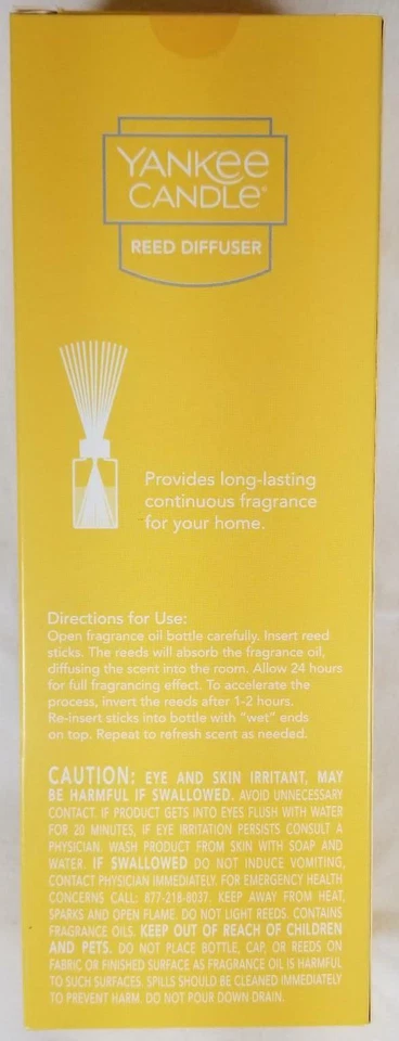 Yankee Candle Reed Diffuser COLOR ME HAPPY Air Freshener Odor Eliminate Fresh - Image 2 of 4