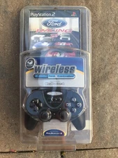 RARE SET Ps2 Joy tech Wireless Controller 2.4ghz neo x controller +Game Racing2 