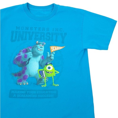 Disney Pixar Monsters Inc University Boys T Shirt Size 18/20 Tops Short Sleeve - 第 5/8 張圖片