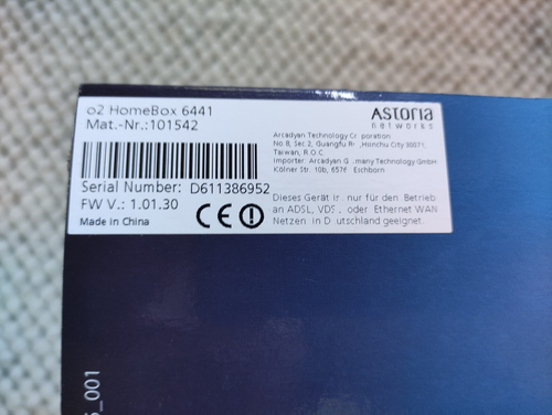 O2 HomeBox 6441 Router - Bild 3 von 4