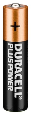 Battery Alkali Micro (AAA) (Blister); LR 03 DPP 4-BL Duracell PlusPower MN2400