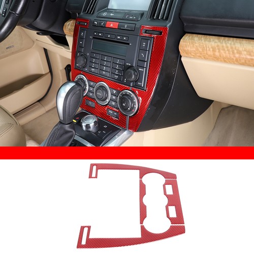 Red Carbon Air Condition Button Frame Trim For Land Rover Freelander 2 2007-2012 - Picture 9 of 22