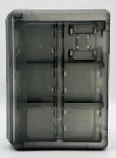 Game holder Case box for Nintendo Cartridge 24 in 1 Black