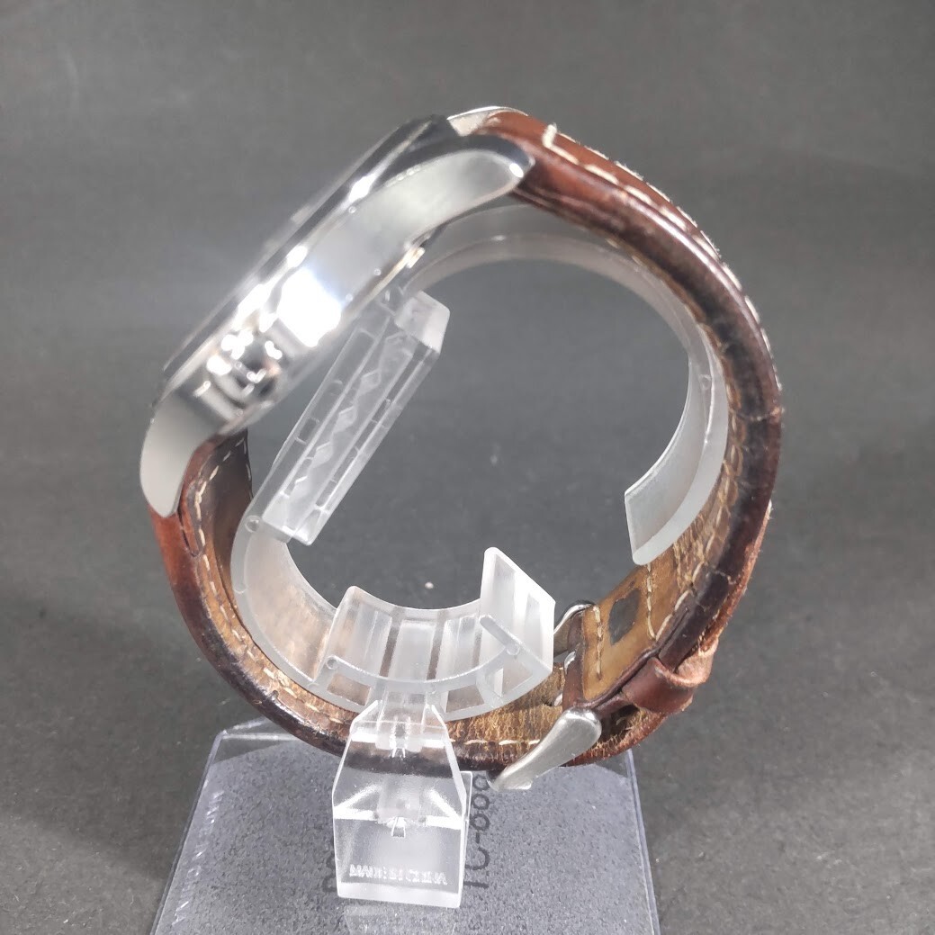 Hamilton H644510 Khaki King Quartz Black Dial Men's Leather