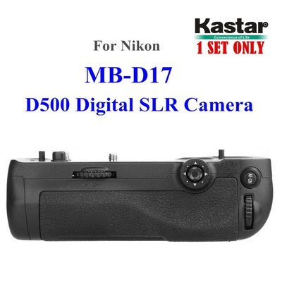 Kastar Battery Grip Combo for Nikon D500 Digital SLR Cameras MB-D17