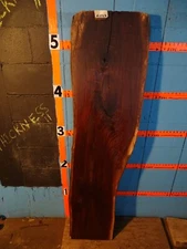 A1522    3 1/2" THICK  black walnut Live Edge Slab table shelf  KILN DRIED