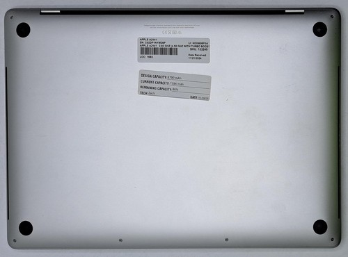 APPLE MACBOOKPRO16,1 /i7-9750H /16GB RAM /512GB /MACOS SEQUOIA 15.4 #133249# - Picture 3 of 5