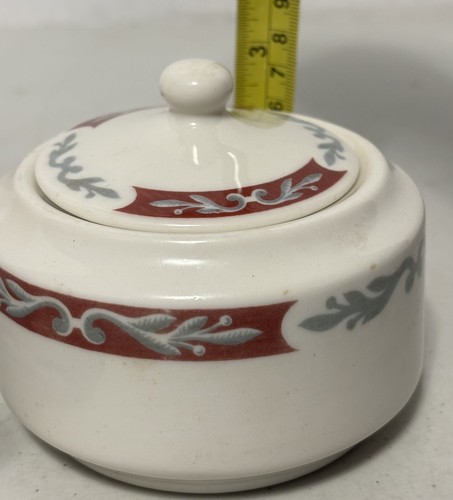 Syracuse China EMBASSY Sugar Bowl With Lid And Creamer / Syrup - RESTAURANT WARE - Picture 15 of 16