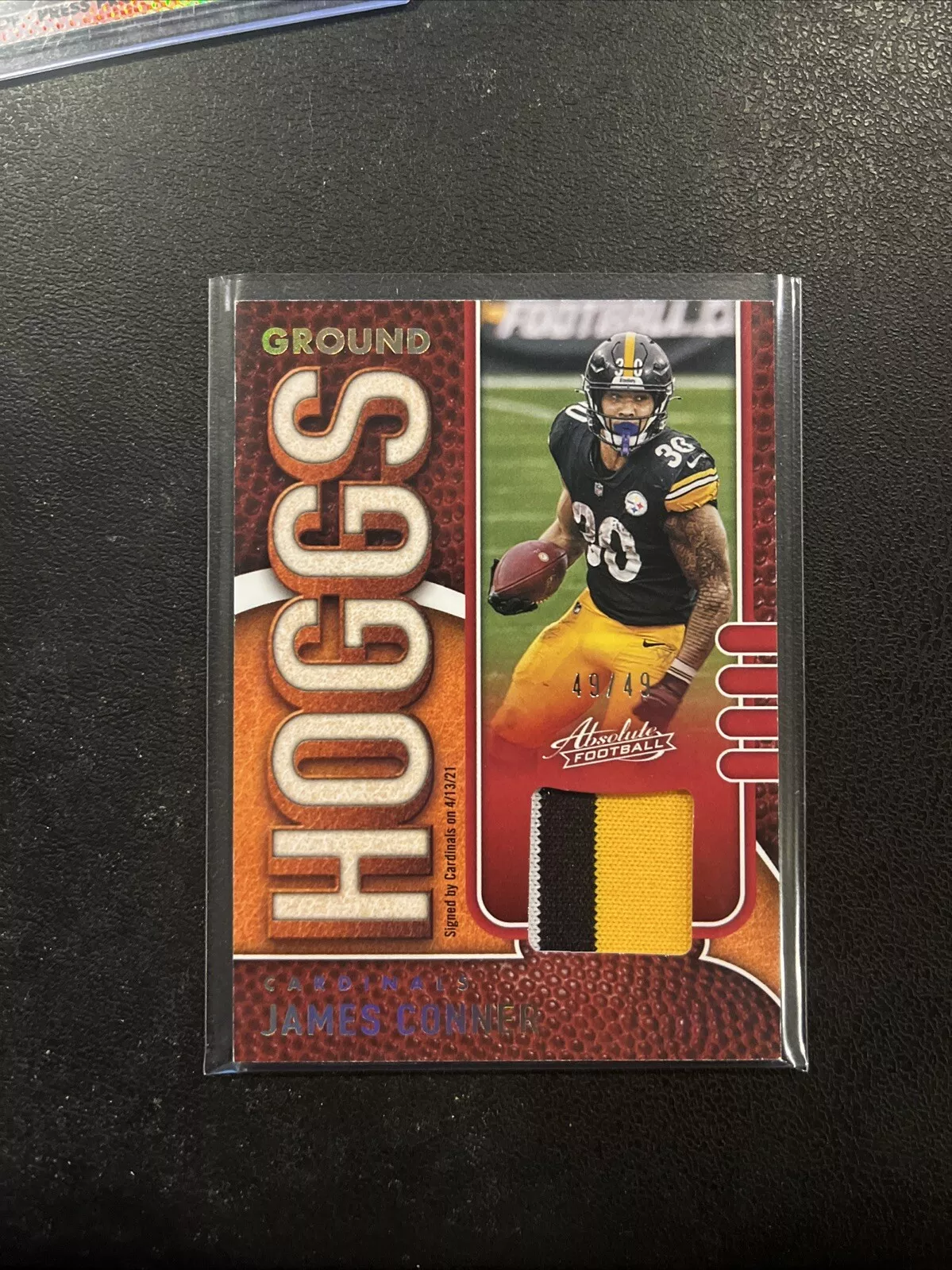 James Conner trading card